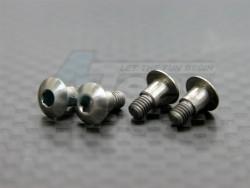 Team Associated RC18T Titanium Kingpin Screws Use For C-Hub - 4 pcs by GPM Racing