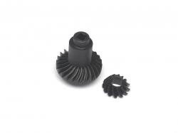 Vaterra K5 Blazer Ascender Heavy Duty Bevel Helical Gear Set - 24T/13T Black by Boom Racing