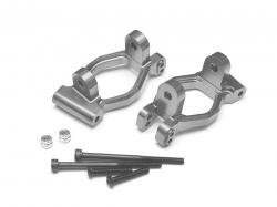 Axial Yeti XL Aluminum Steering Knuckle Carrier Set (2) Gun Metal by Team Raffee Co.