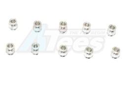 Miscellaneous All Aluminium 5.8MM Balls Of 3MM Hole And 6.0MM Long - 10Pcs Silver by GPM Racing