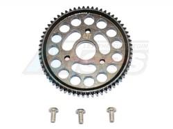 Traxxas E-Revo Steel Spur Gear (62T) - 1Pc Set Black by GPM Racing