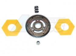 Axial SCX10 II Steel#45 Spur Gear (57T) - 1Pc Set Black by GPM Racing