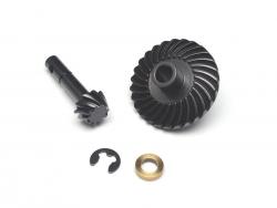 Miscellaneous All Heavy Duty Bevel Helical Gear Set 27T/10T for Scale PHAT Axle Defender D90/D110 by Boom Racing