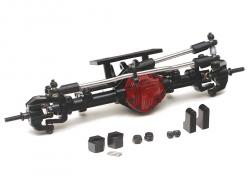 Miscellaneous All Complete Assembled Scale PHAT Front Axle Version 2 for D90/D110 Red by Team Raffee Co.