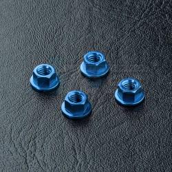 MST CMX Aluminum Wheel Nut (Dark Blue) (4)  by MST