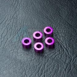 MST RMX-D Aluminum Spacer 3 x 5.5 x 3.0 (5) Purple by MST