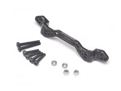 Axial Yeti Aluminum Front Shock Tower Extension (1) Black by Boom Racing
