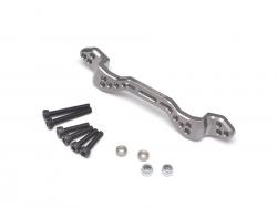 Axial Yeti Aluminum Front Shock Tower Extension (1) Gun Metal by Boom Racing