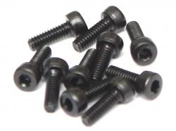 Miscellaneous All M2x6mm Socket Cap Screw 12.9 Grade Nickel Plated Screws (10) by Boom Racing