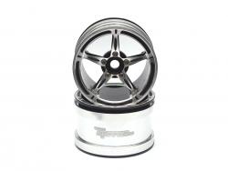 Miscellaneous All 2.2 Super Star Aluminum Beadlock Wheels (2) Black by Team Raffee Co.