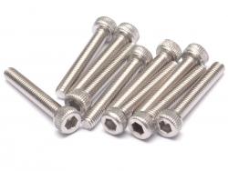Miscellaneous All 304 Stainless Steel M3x20mm Hex Socket Cap Head (10) by Team Raffee Co.