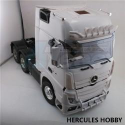 Miscellaneous All 1/14 Non Opening Door Actros High Space Open Side Tractor Truck (6X4) 3 Axle by Hercules Hobby