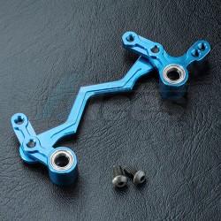 Miscellaneous All Aluminum Steering Arm Set Blue by MST
