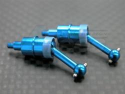 XMods Evolution Truck Aluminum Rear Universal Swing Shaft (CVD) For 4WD - 1 Pair Blue by GPM Racing