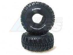 Axial SCX10 CR-CHAMP 1/10 Crawler 1.9 Tires w/ Foam Inserts Super Soft 2pcs Tire Only by Louise RC