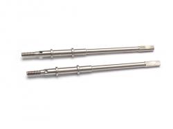 Axial SCX10 II Stainless Steel Rust-Proof Rear Drive Shaft For Axial AR44 Axle (2) by Boom Racing