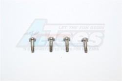 Axial Yeti Jr.™ Stainless Steel Kingpins For Front C Hubs - 4Pc Set by GPM Racing