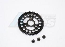 Traxxas Slash 4X4 Steel Main Gear (56T) - 1Pc Set Black by GPM Racing