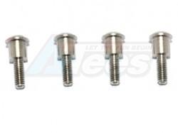 Traxxas TRX-4 Stainless Steel Kingpin For Front C Hubs -4Pc Set by GPM Racing