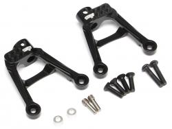 Axial SCX10 II Aluminum Rear Shock Tower (2) Black by Team Raffee Co.