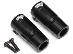 Axial SCX10 II Aluminum Rear Lockout (2) Black by Team Raffee Co.