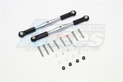 HPI Savage XL Aluminium Front Sterring/Rear Supporting Tie Rod - 2Pcs Set Gun Metal by GPM Racing
