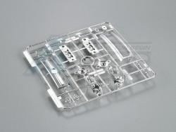 Miscellaneous All Chromed Parts Set for 1/10 Toyota Land Cruiser LC70 by Killerbody