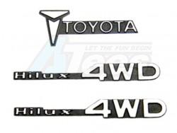 RC4WD Trail Finder 2 Tamiya Hilux & Bruiser Metal Logo by CChand