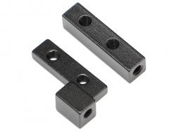 Miscellaneous All Aluminum Servo Mount for D90/D110 Black by Team Raffee Co.