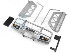 Miscellaneous All LC70 Front Bumper + Side Bar + Side Sliders (Silver) by CChand