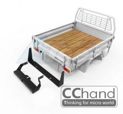 Miscellaneous All LC70 Kober Rear Bed + Tire Holder (White) by CChand