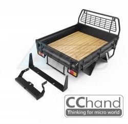 Miscellaneous All LC70 Kober Rear Bed + Tire Holder (Black) by CChand