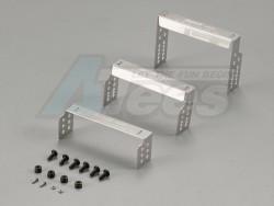 Miscellaneous All Stainless Steel Body Mounts for SCX10 3.35/3.75 inch Tire for LC70 Body by Killerbody