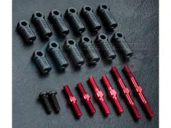 MST RMX 2.0 RMX 2.0 S Turnbuckle Shaft Set Red by MST