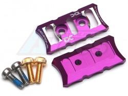 Miscellaneous All ESC Motor Tri-channel Clamp Kit For Crawler Car Purple by Team DC