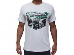 Miscellaneous All Boomracing Teamwear Round Neck T-shirt M (White) by Boom Racing