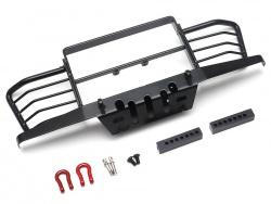 Miscellaneous All Metal Front Bumper w/ Towing Hooks For D90 D110 TRX4 Defender by Team Raffee Co.