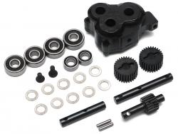 Boom Racing D90/D110 Chassis BRX Anti Torque Twist SRD Transfer Case w/ HD Gears for BRX01 D110 D90 Defender by Boom Racing