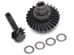 Axial SCX10 II Heavy Duty Keyed Bevel Helical Overdrive Gear 27/8T + Differential Locker Set for BRX70/BRX80/BRX90 PHAT™ & AR44/45/Capra Axles by Boom Racing