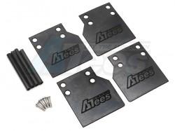 Miscellaneous All ATees Defender D90 D110 Mud Flap + 4 Mounts by ATees