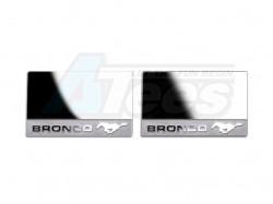 Traxxas TRX-4 RC Metal Stainless Steel Mirror For Traxxas TRX4 Ford Bronco DJX-1036 (2Pcs) by Team DC