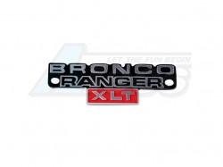 Traxxas TRX-4 1:10 Metal Stainless Steel Side 3D Bronco Ranger Sign Logo For Traxxas Bronco DJX-1039 (1Pcs) by Team DC