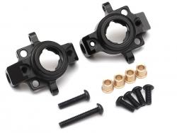 Miscellaneous All Aluminum Knuckle for BRX70/BRX80/BRX90 PHAT™ & AR44 Axle #BRLC7022 (AR44 compatible) Black by Boom Racing