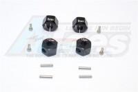 Traxxas Ford GT4-Tec 2.0 Aluminium Hex Adapters 9MM Thick - 12Pcs Set Black by GPM Racing