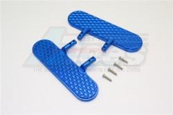 Thunder Tiger Kaiser XS Aluminium Exterior Trail (Diamond Pattern) - 1Pr Set Blue by GPM Racing