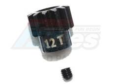 Traxxas TRX-4 Steel 12T Pinion Gear - 2Pcs Set Black by GPM Racing