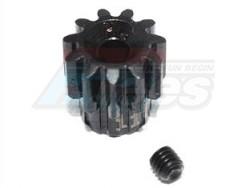 Traxxas TRX-4 Steel 11T Pinion Gear - 2Pcs Set Black by GPM Racing