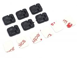 Traxxas TRX-4 Rubber Door Hinge for TRX4 (6) Black by Team Raffee Co.