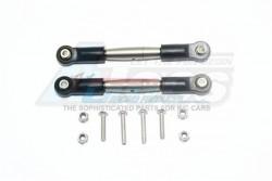 Team Losi Rock Rey Stainless Steel Adjustable Front Upper Arm With Tie Rod Design - 10Pcs Set by GPM Racing