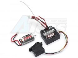 RGT 1/24 ADVENTURER 2 in 1 ESC (LiPo) with Servo and 050 Motor Combo Set for 1/24 RC Car by RGT